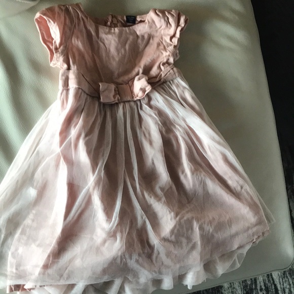 Gap dusty rose dress with bow accent - Picture 2 of 2
